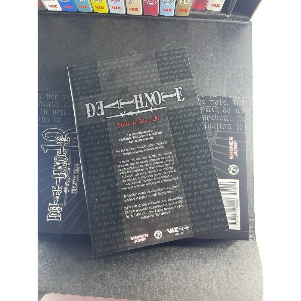 Death Note Complete Manga Box Set Vol. 1-13 w/Bonus How To Read Tsugumi Ohba